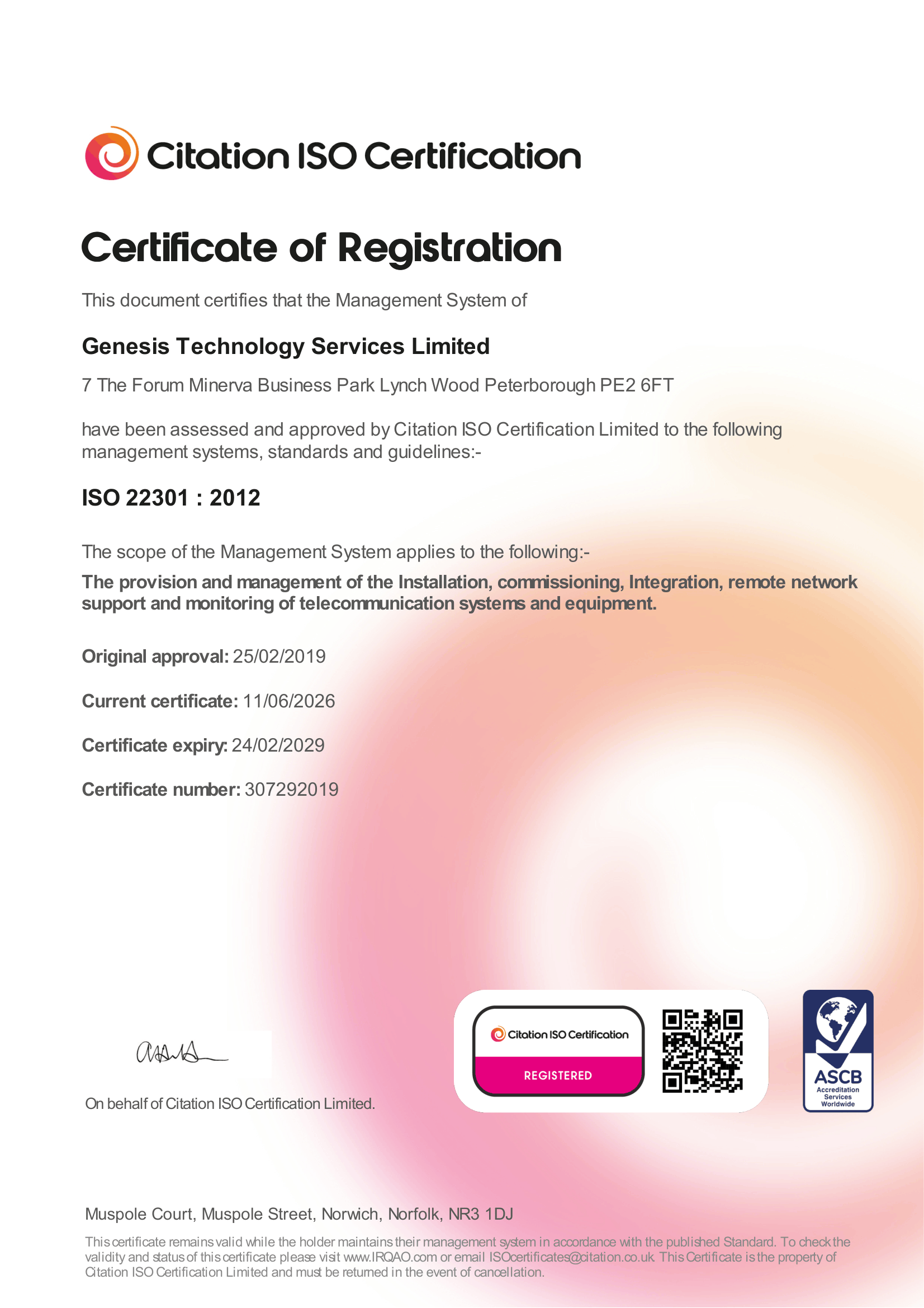 Genesis Technology Services Ltd
